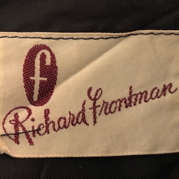 Black Raw Silk Vintage dress - Picture 4 of 4